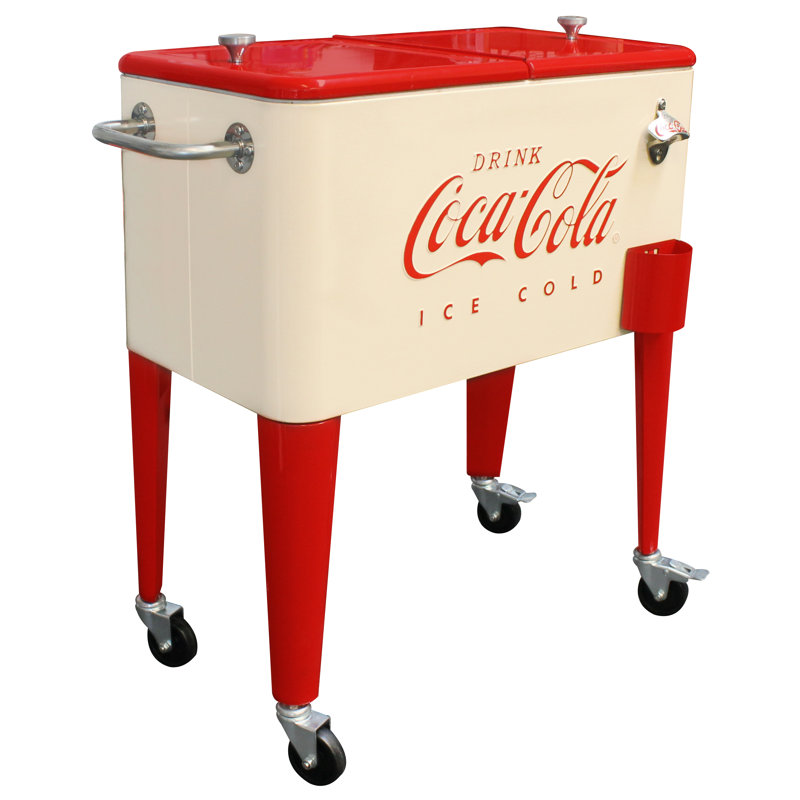 LeighCountry 60 Qt. Cocacola Vanilla Ice Cold Cooler & Reviews Wayfair